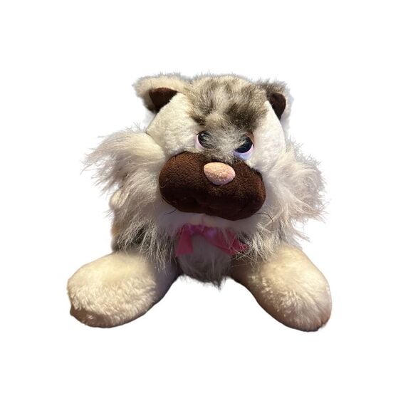 Pound Puppies Purries Furries Plush Vtg 1980s Tonka Cat Kitty Stuffed Animal 14” - Picture 1 of 9